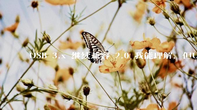 USB 3.x 继续兼容 2.0 我能理解，但USB4有必要还继续兼容USB 2.0么？