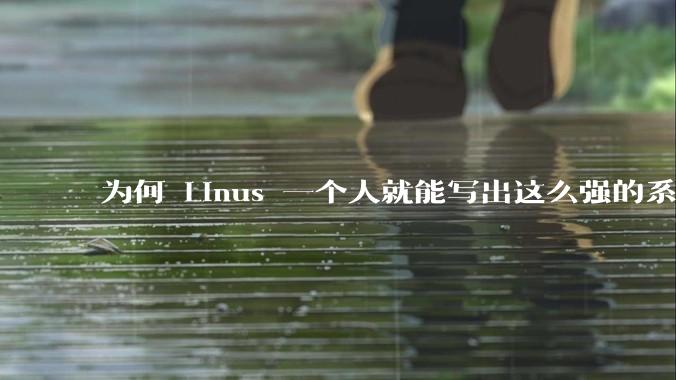 为何 Linus 一个人就能写出这么强的系统，中国却做不出来？