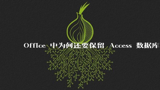 Office 中为何还要保留 Access 数据库?