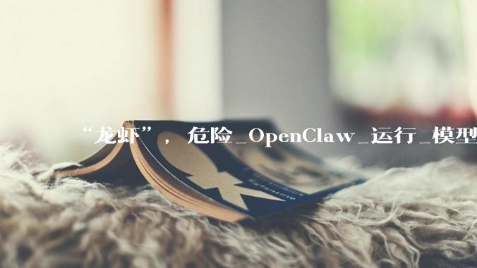 “龙虾”，危险_OpenClaw_运行_模型