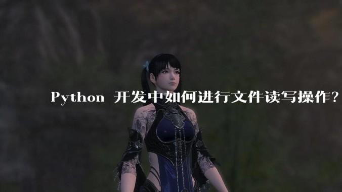 Python 开发中如何进行文件读写操作？