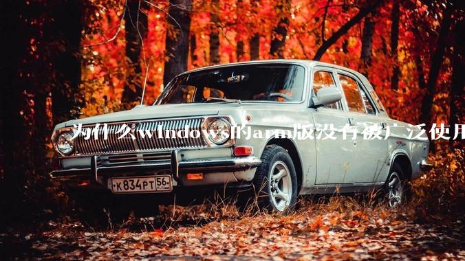 为什么windows的arm版没有被广泛使用？