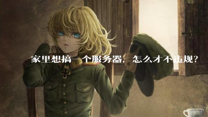 家里想搞一个服务器，怎么才不违规？